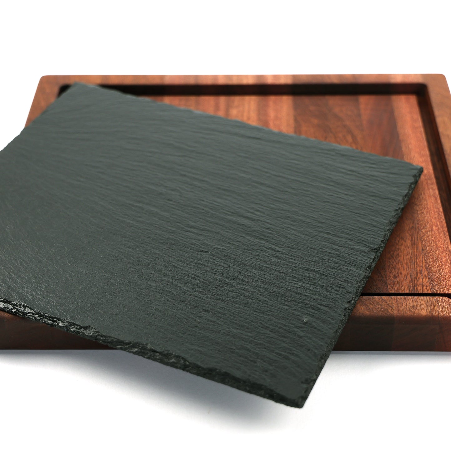 ‘slate’ - hardwood steak serving board